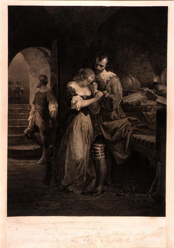 Sir Walter Raleigh Parting with His Wife