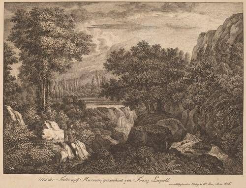 Resting Travelers in a Mountainous Landscape