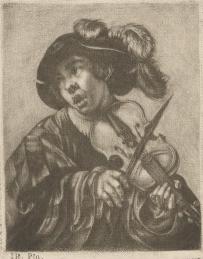 Young Man Playing Violin