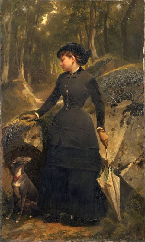 Marie Giraud, fille du peintre Charles Giraud, nièce d'Eugène Giraud