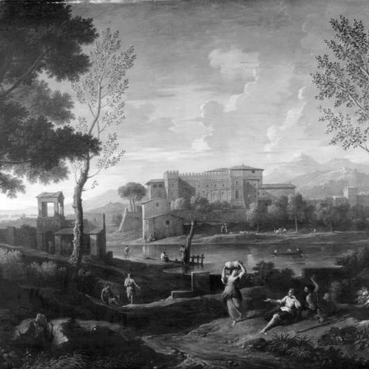 Roman Landscape with the Tiber and the Casino Belvedere