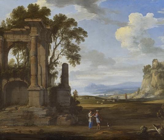 A Classical Landscape with Judah and Tamar