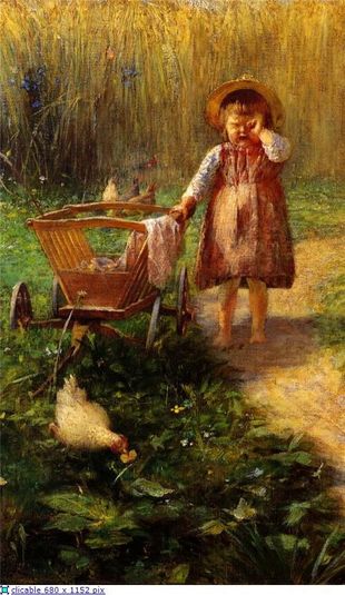 Child with Cart