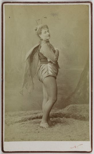 Portrait de Mme Peschard, (née Marie Blanche Renouleau), (-1888), (actrice)