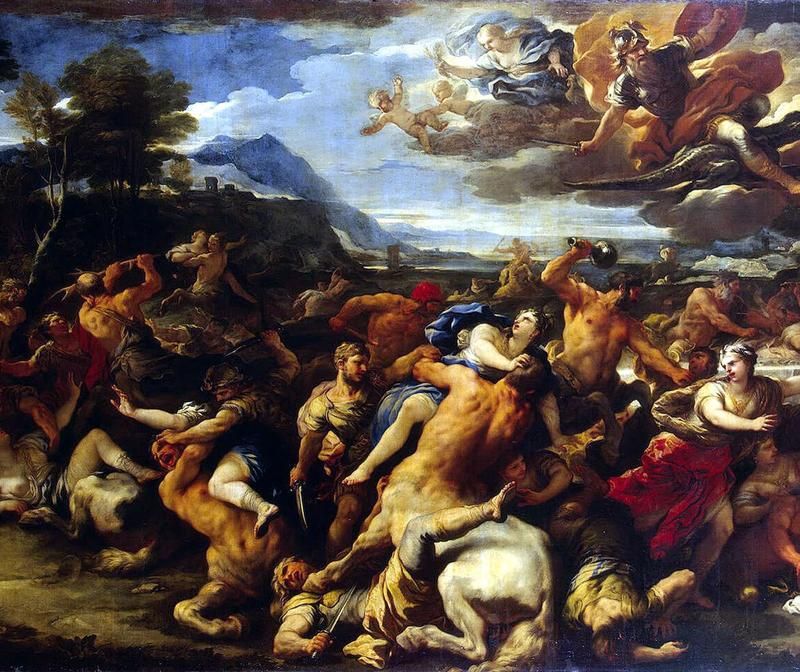 Battle Between the Lapiths and Centaurs