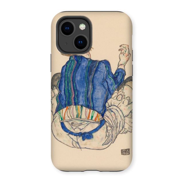 Seated Woman, Back View,1917, Egon Schiele Tough Phone Case Smartify Essentials