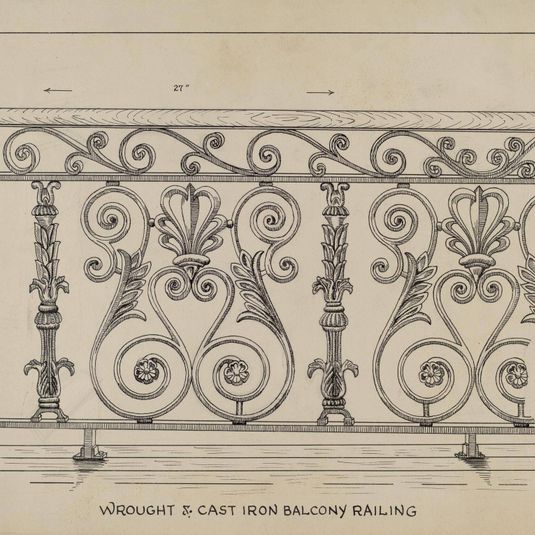 Cast Iron Balcony Rail