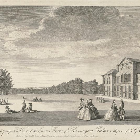 An Oblique Perspective View of the East Front of Kensington Palace