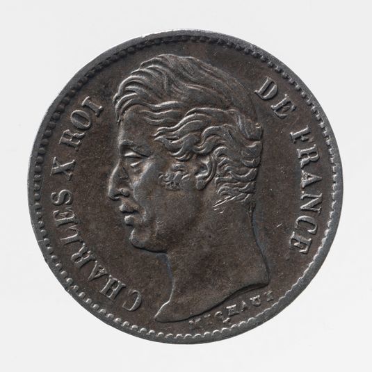 Pièce de 1/4 de franc de Charles X, 1828