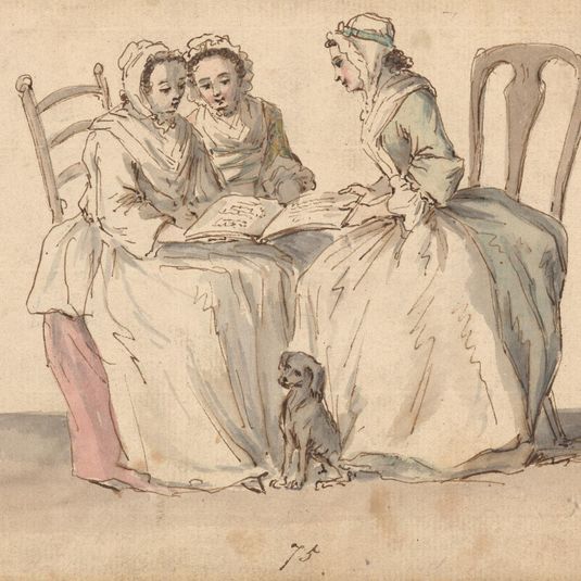 Three Seated Ladies