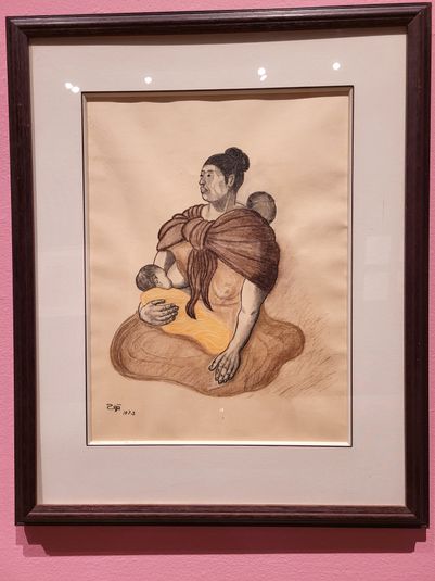 Untitled (woman breastfeeding child)
