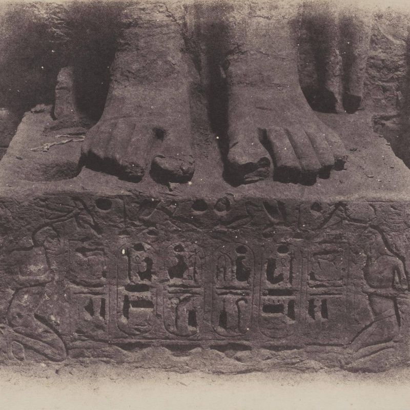 Feet of Ramses III, Medinet Habu