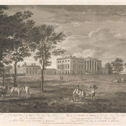 The East View of the Seat of Sir Gregory Page Turner on the Blackheath in the County of Kent