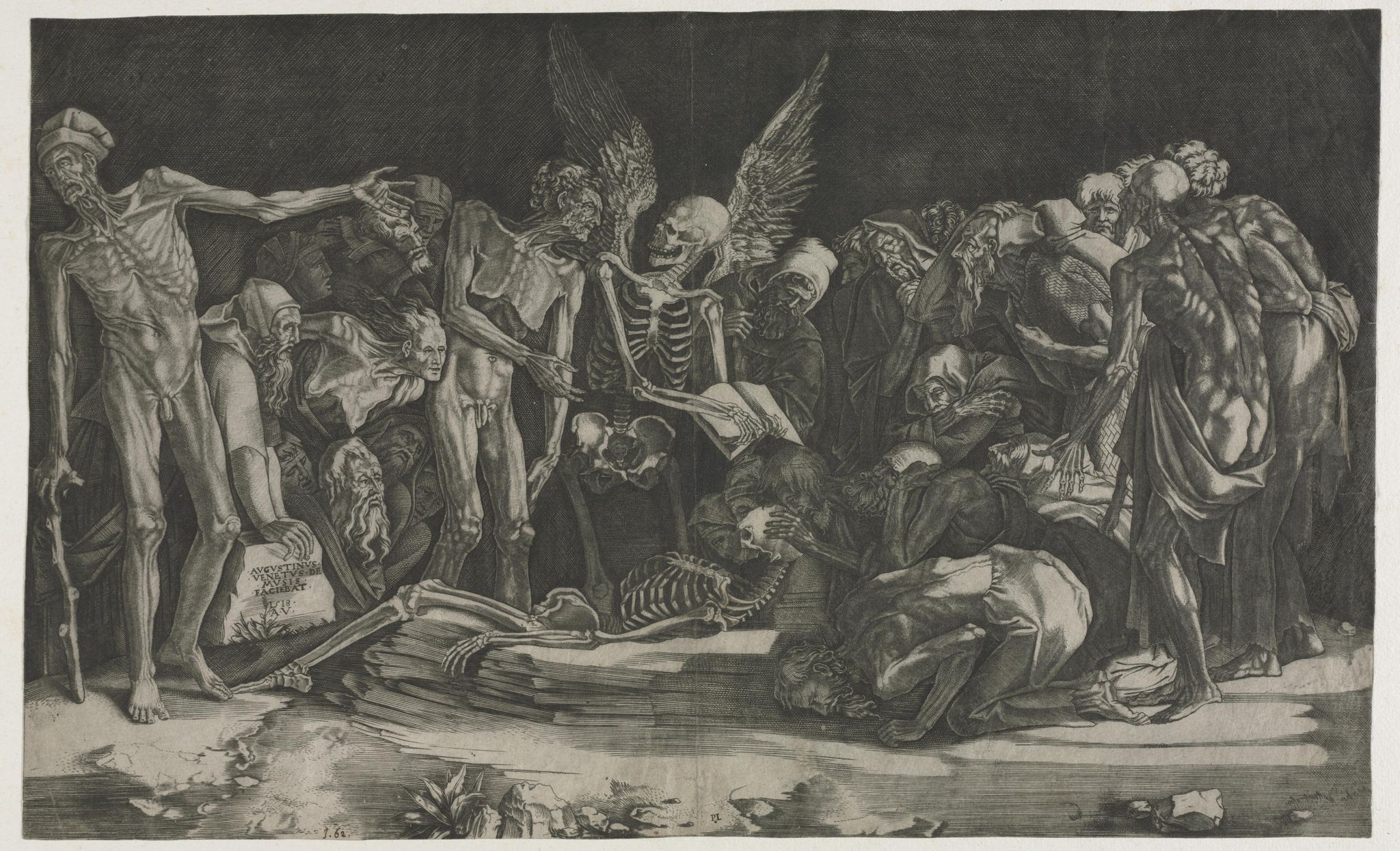 Skeletons, also known as Allegory of Death and Fame