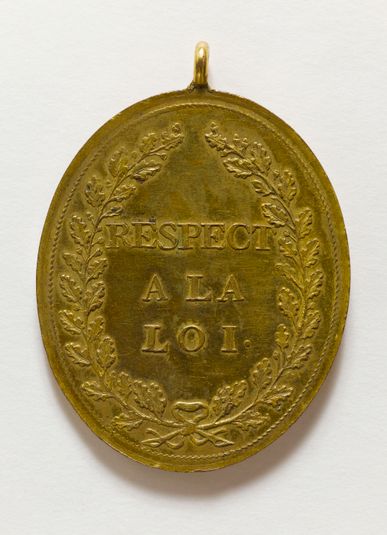 Insigne de fonction des administrateurs, 12 juillet 1792