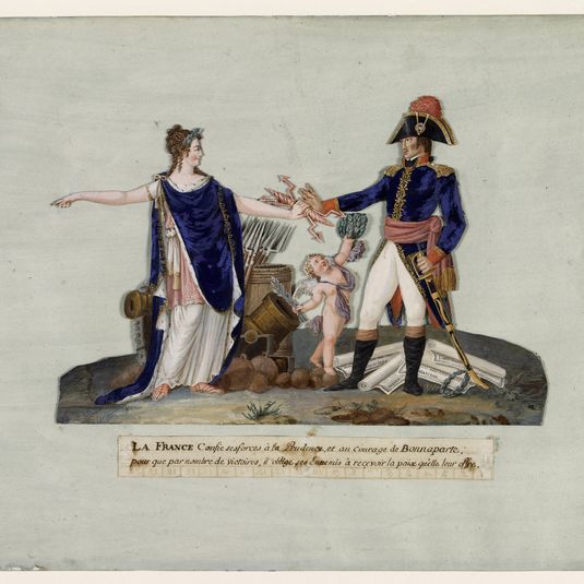 Allégorie de la France et de Napoléon Bonaparte, Premier consul.