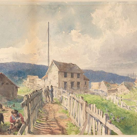First Telegraph House at Heart's Content, Newfoundland, 1866