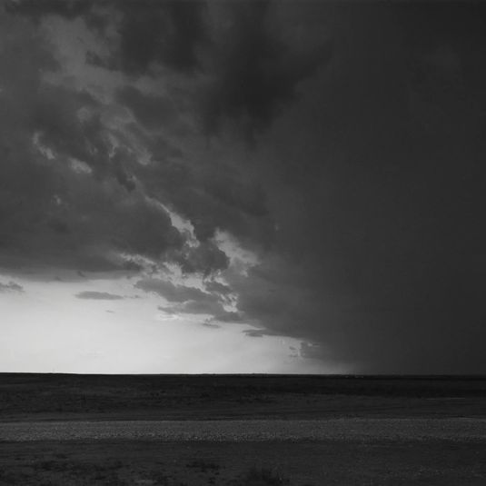 Approaching Thunderstorm, near Dean, Texas (Texas Memories #10), 1982
