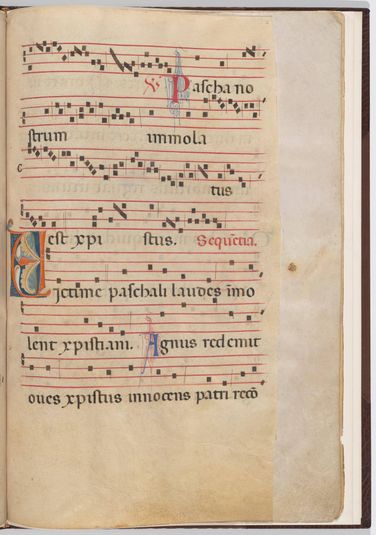 Leaf 6 from an antiphonal fragment