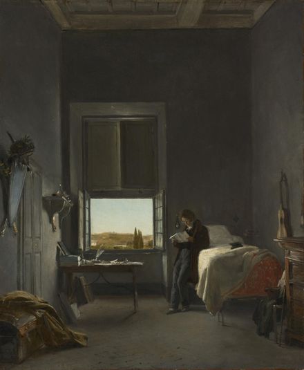 The Artist in His Room at the Villa Medici, Rome
