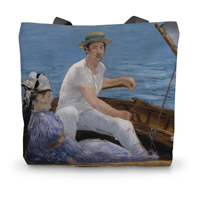 Boating 1874, Edouard Manet  Canvas Tote Bag Smartify Essentials