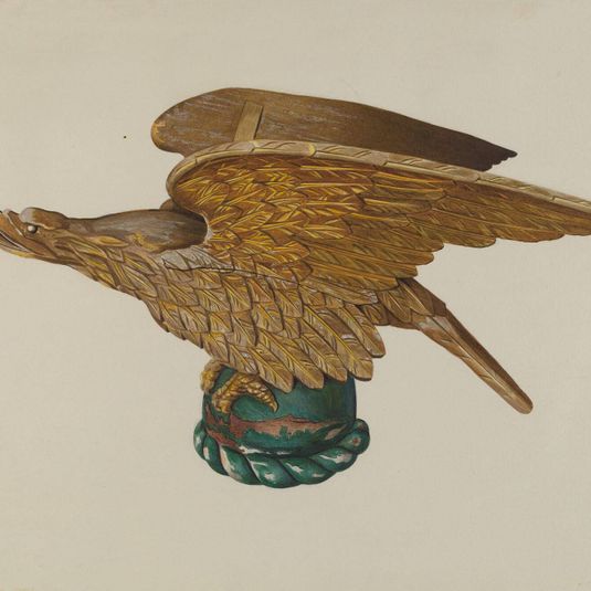 Eagle from Tugboat Wheelhouse