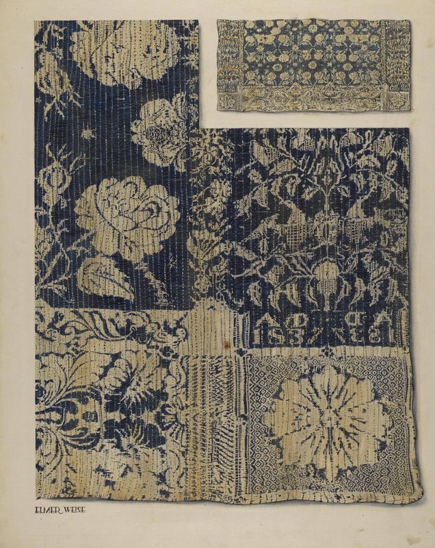 Handwoven Tapestry Coverlet
