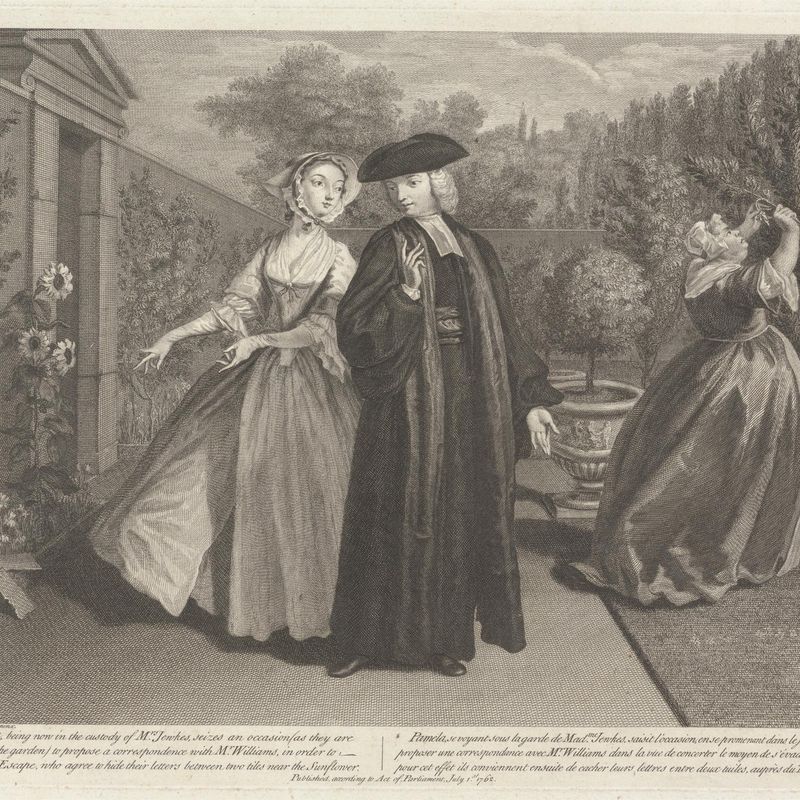 Illustrations to Samuel Richardson's 'The Life of Pamela', illustrated by Joseph Highmore