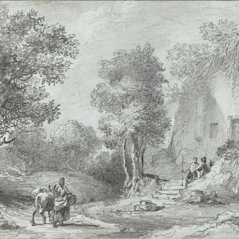 Landscape with Peasants before an Inn