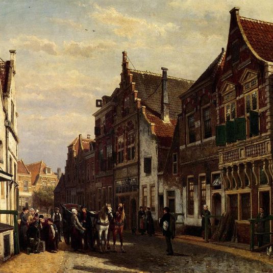 Oudewater Street At Summer