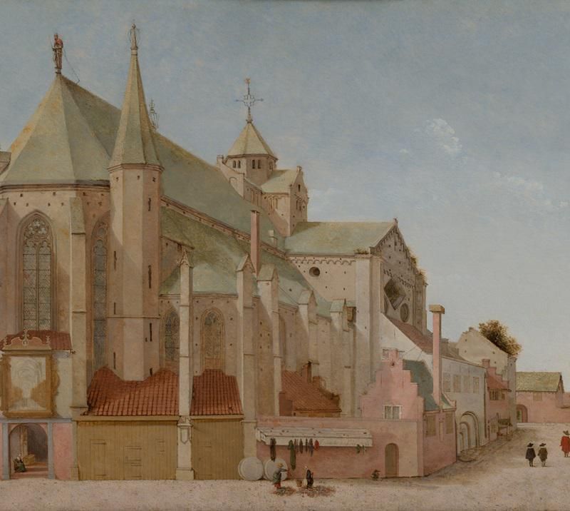 The Mariaplaats with the Mariakerk in Utrecht