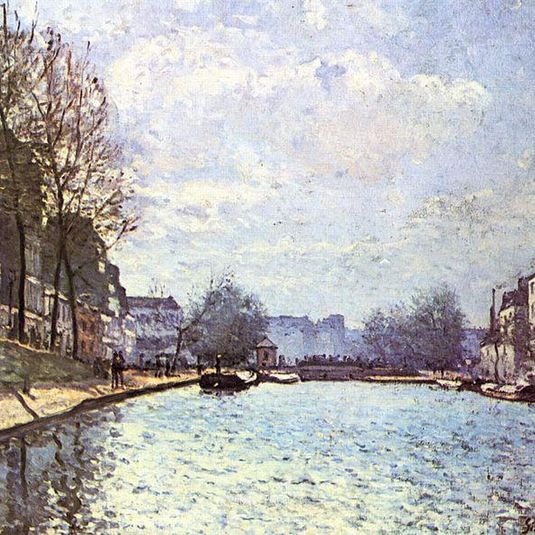 View of the Canal Saint-Martin
