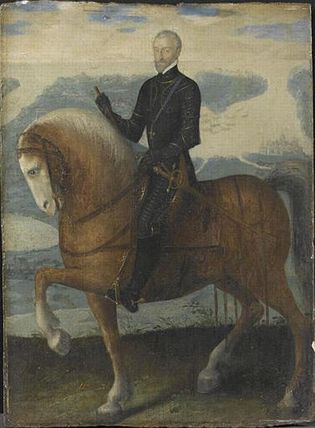 Equestrian portrait of Jean VI d'Aumont (1522-1595)