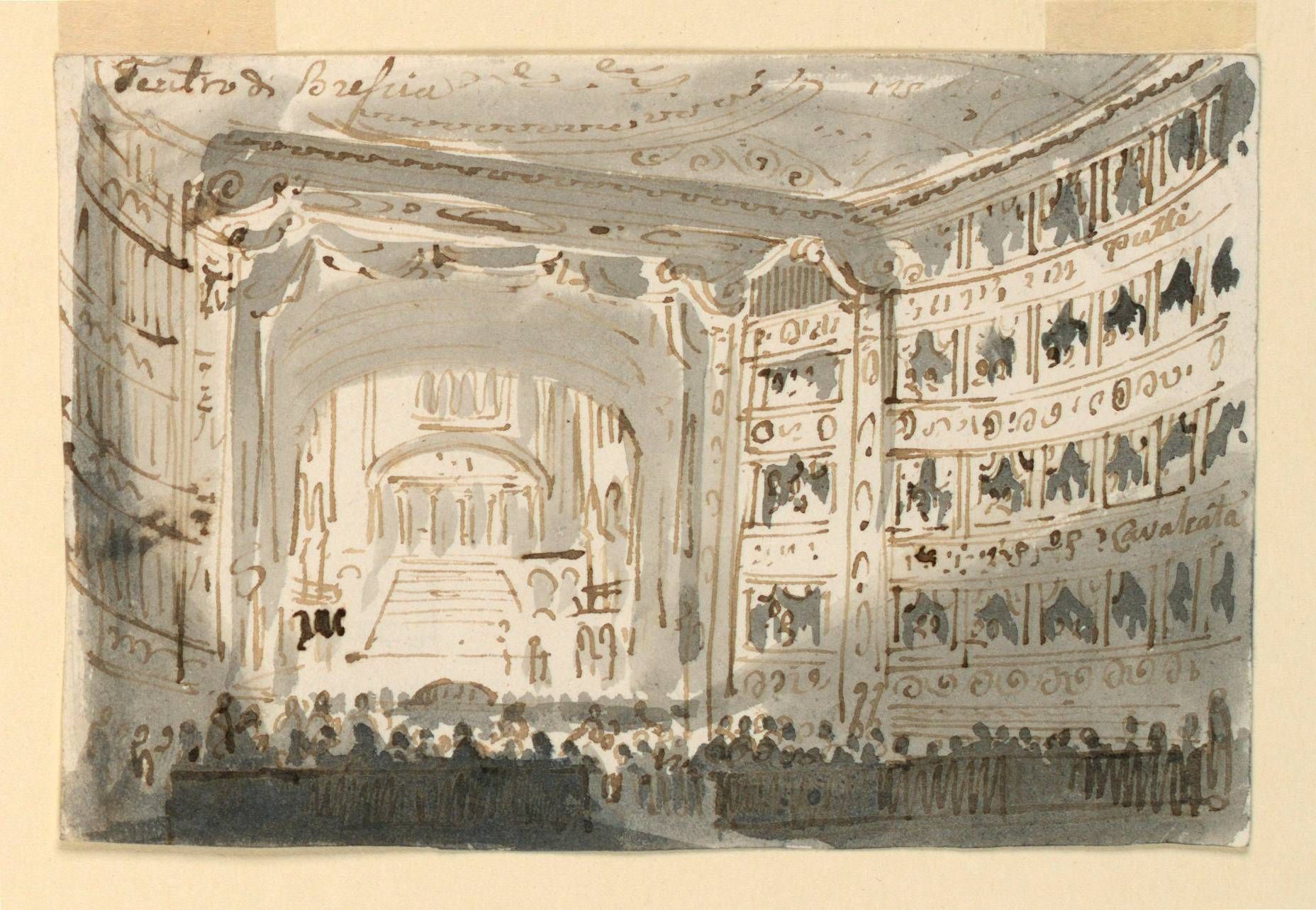 Interior of Theatre at Brescia