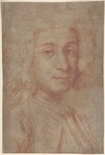 Portrait of a Man (recto); A Male Torso in Jacket and the Head of a Child (verso)