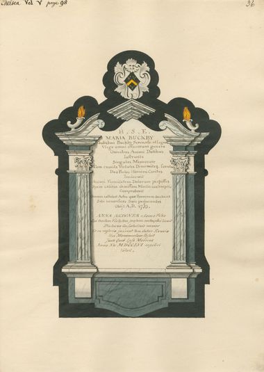 Memorial to Mary Buckby and Ann Skinner from Chelsea Church