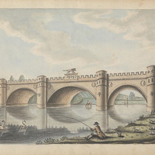 Bridge at Alnwick Castle, Northumberland