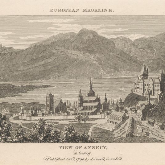 View of Annecy, in Savoy