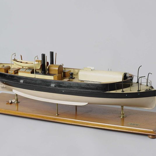 Model van een kanonneerboot