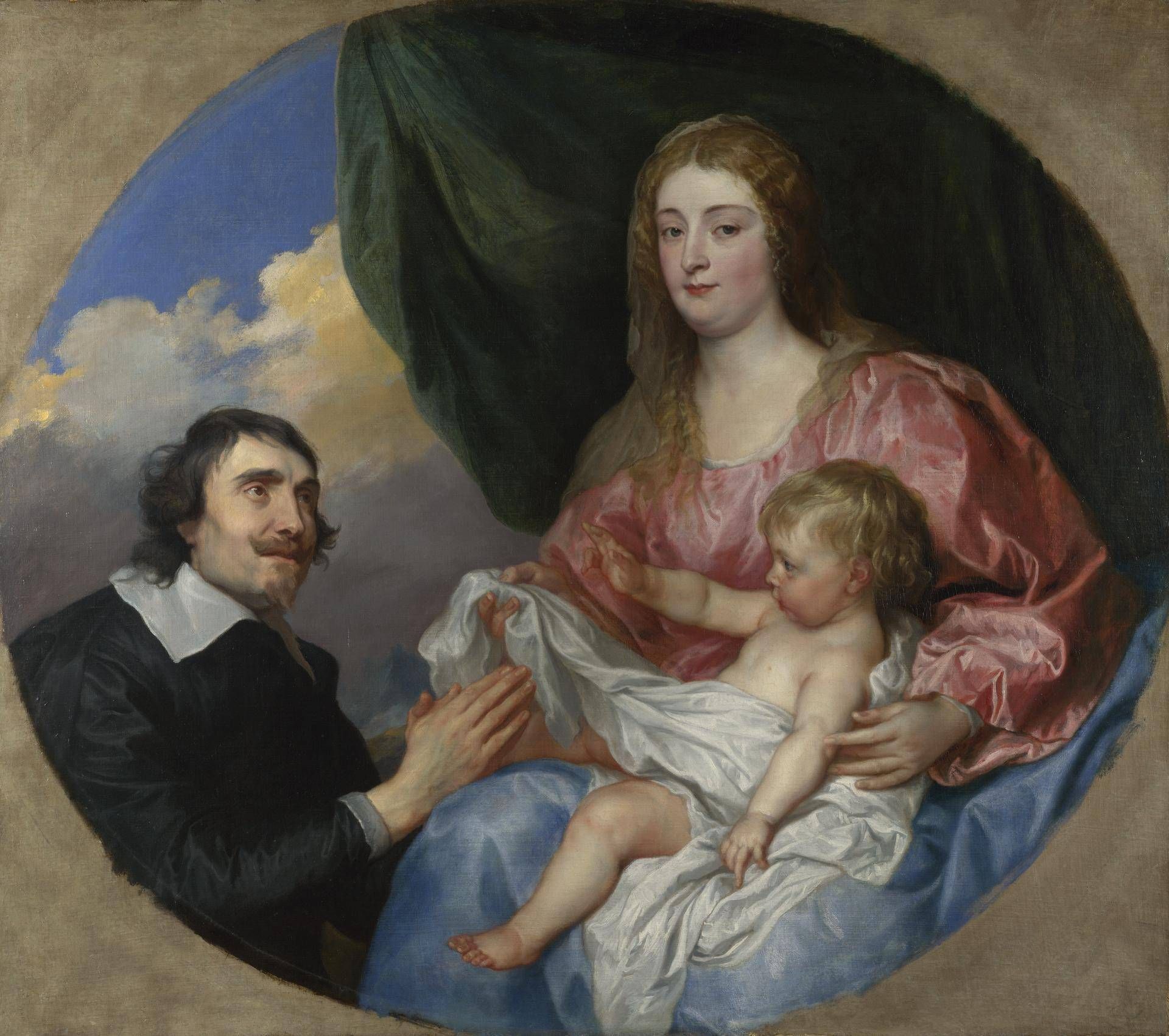 The Abbé Scaglia adoring the Virgin and Child