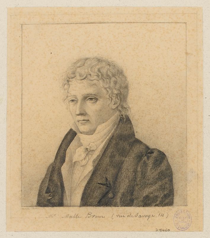 Portrait de Malthe Conrad Bruun, dit Malte-Brun.