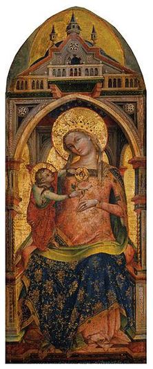 La Vierge à l'Enfant. 1372.