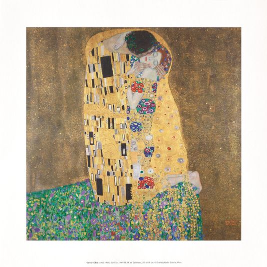 Kiss Art Print, Gustav Klimt Belvedere