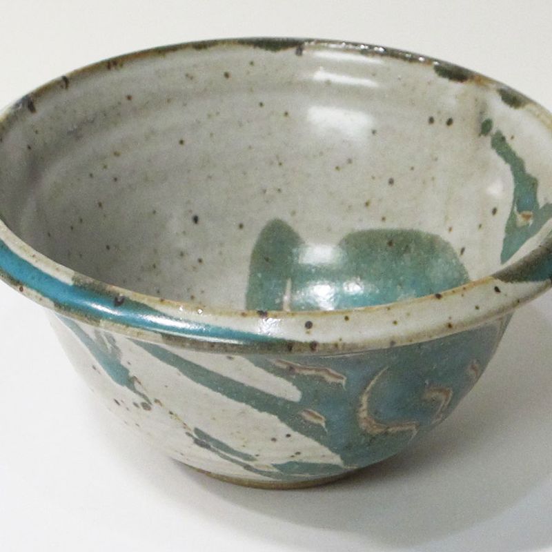 Untitled (Green Swirl Bowl)