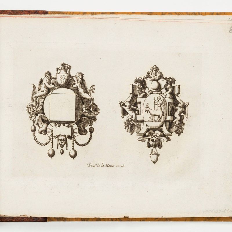 Plate 8, from Livre de bijouterie (Book of Designs for Goldsmiths and Jewelers)