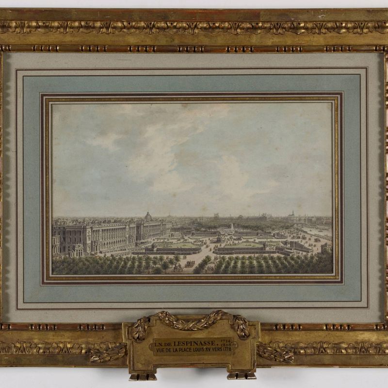 Perspective de la place Louis XV
