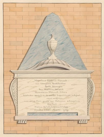 Memorial to Henry Flitcroft from Teddington Church