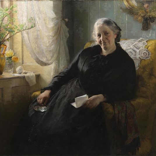 Portrait of Cecilie Trier, née Melchior
