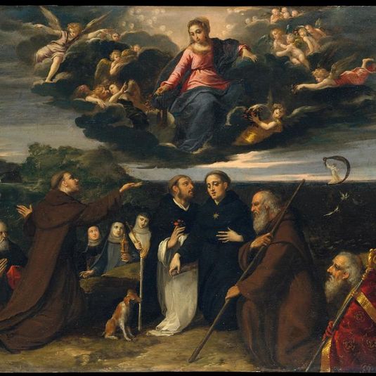 The Virgin Adored by Saints