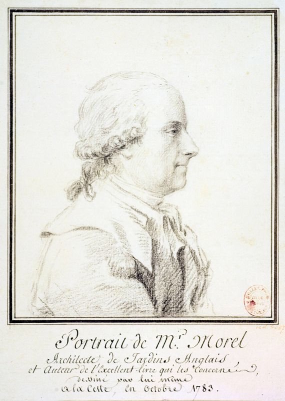Portrait de J. M. Morel, architecte de jardins anglais, 1783